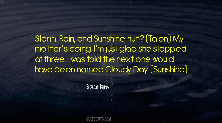 Storm Sunshine Quotes #303974