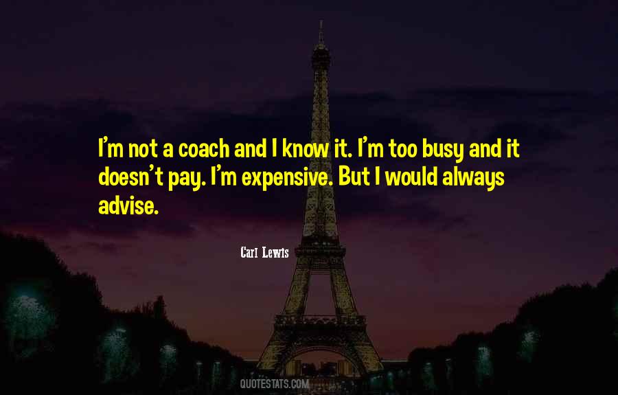 I M Too Busy Quotes #726008