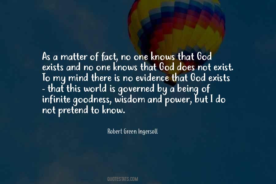 God Evidence Quotes #233130