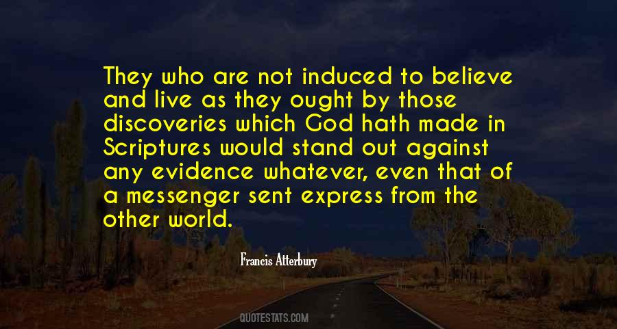 God Evidence Quotes #245413