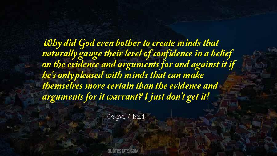 God Evidence Quotes #406859