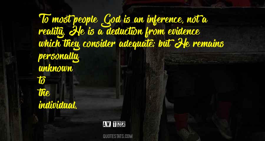 God Evidence Quotes #414049