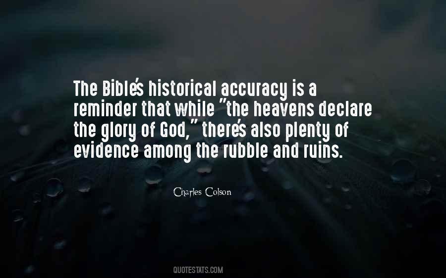 God Evidence Quotes #540938