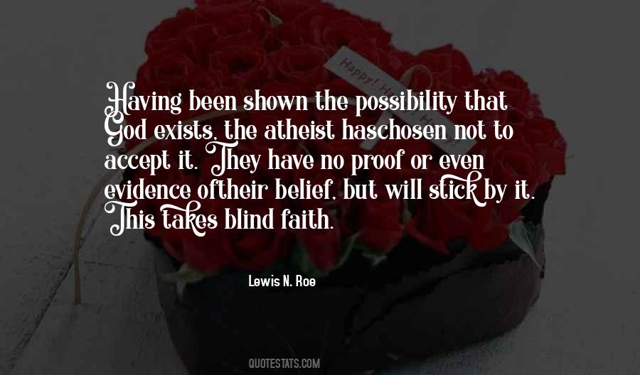 God Evidence Quotes #570046