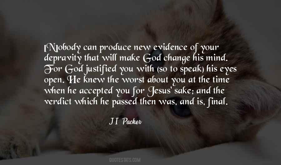 God Evidence Quotes #699268