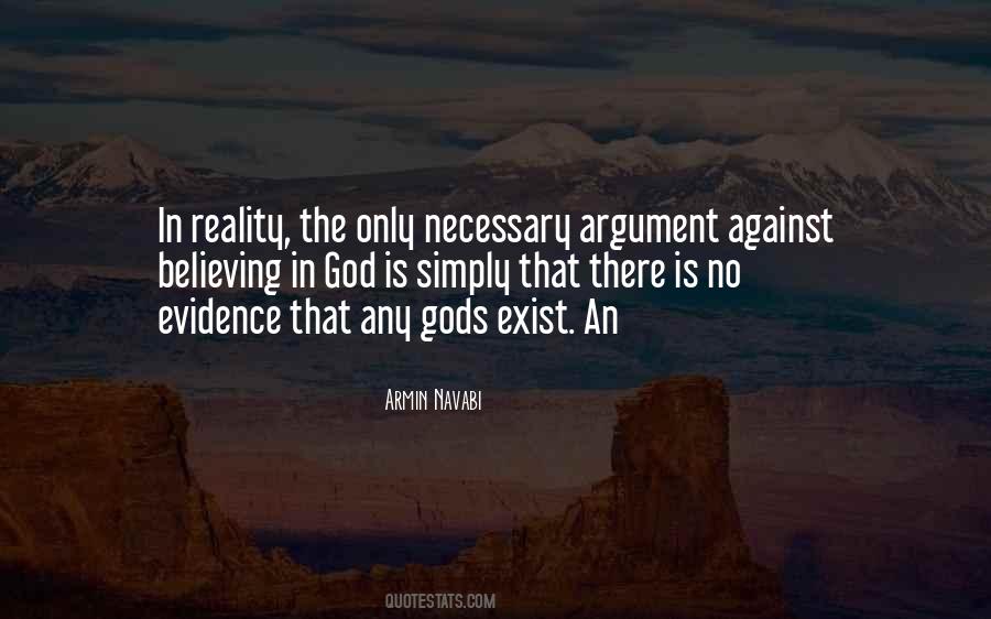 God Evidence Quotes #71254