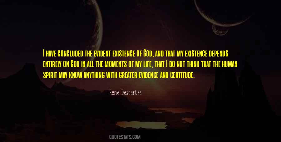 God Evidence Quotes #860193