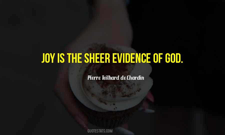 God Evidence Quotes #868521