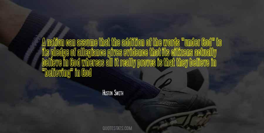 God Evidence Quotes #912607