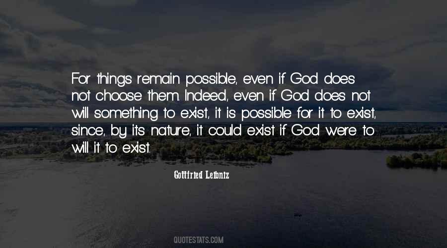 God Exist Quotes #129838