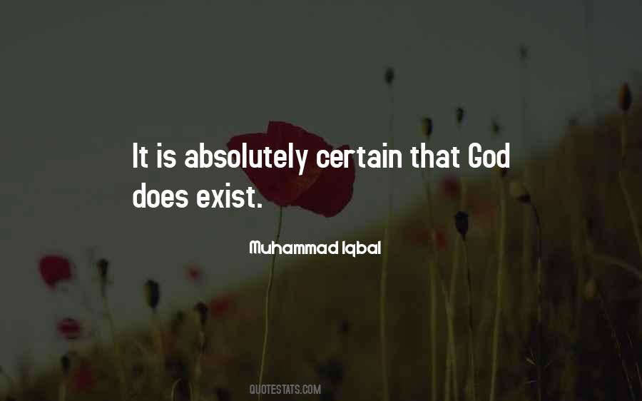 God Exist Quotes #233784