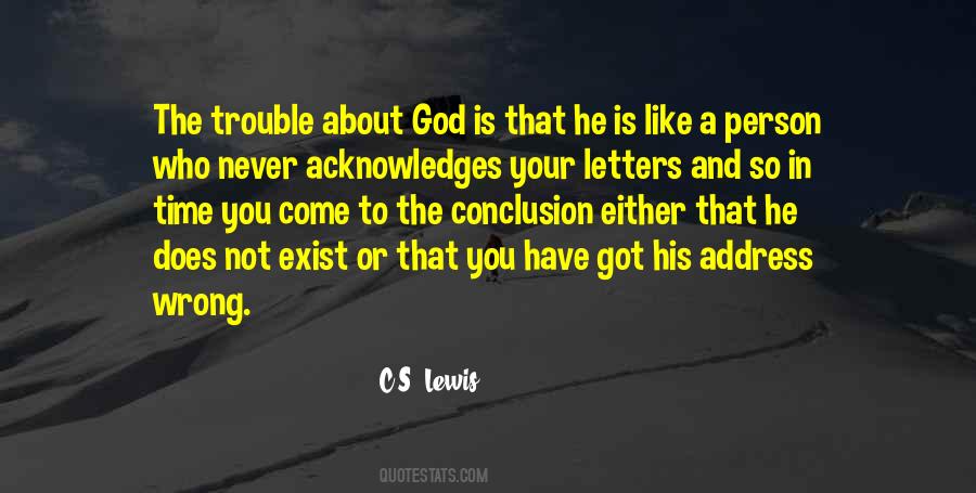 God Exist Quotes #343179