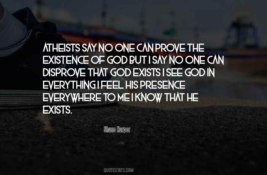 God Existence Quotes #139213