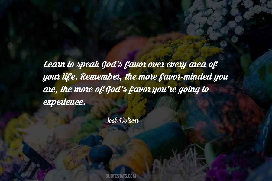 God Favor Quotes #6486
