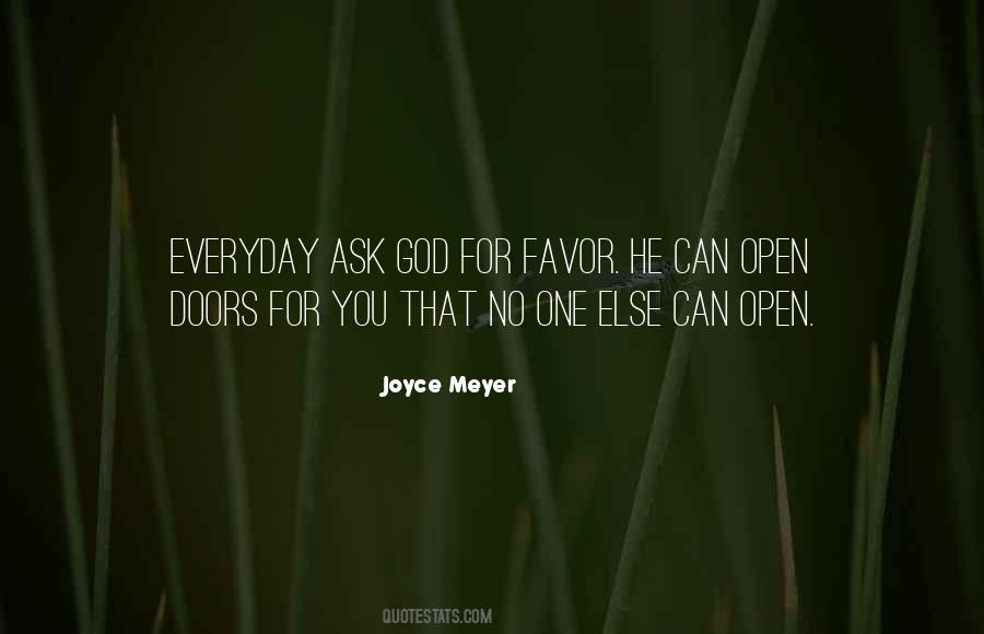 God Favor Quotes #91024