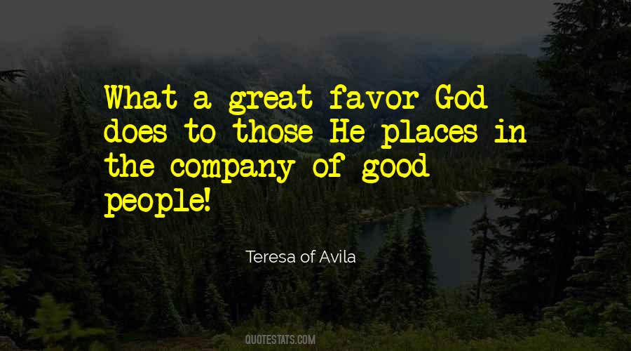 God Favors Quotes #1144404