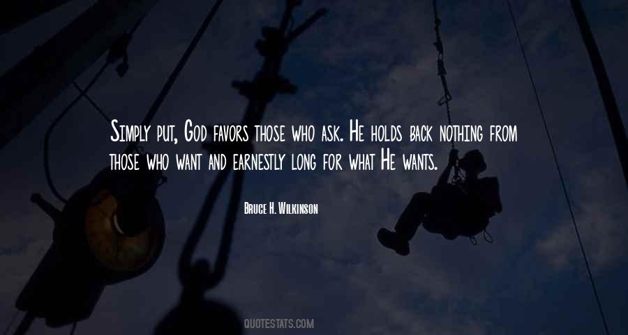 God Favors Quotes #615029