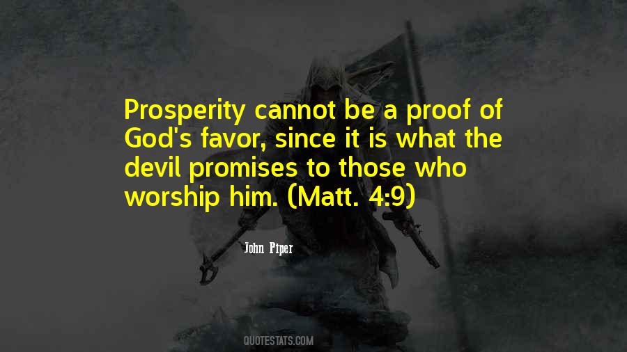 God Favors Quotes #910678