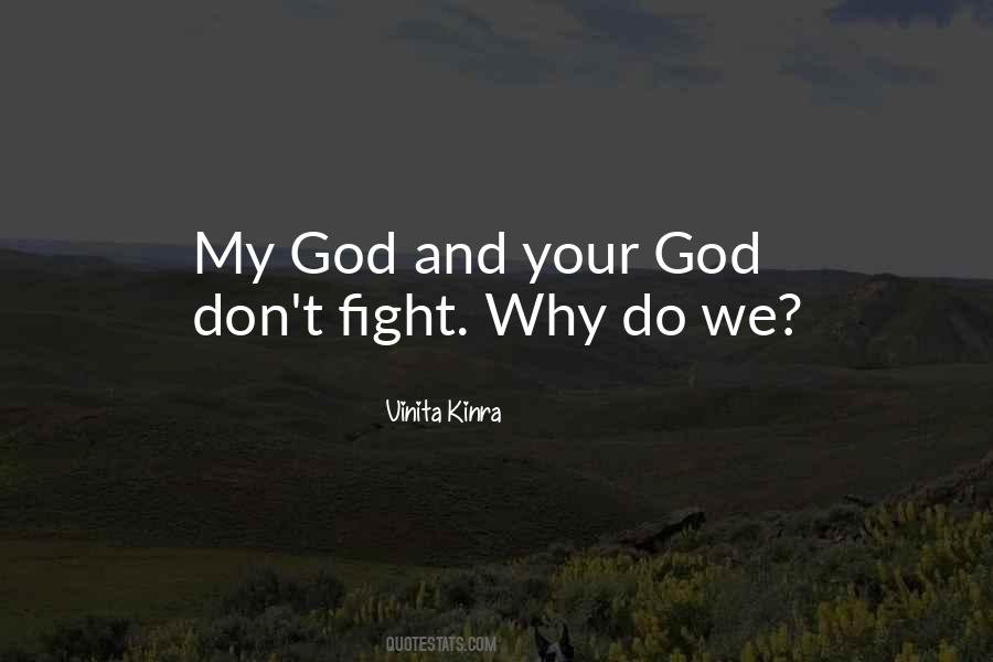 God Fight For Me Quotes #262093