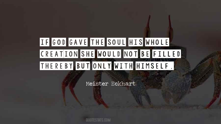 God Filled Quotes #457795