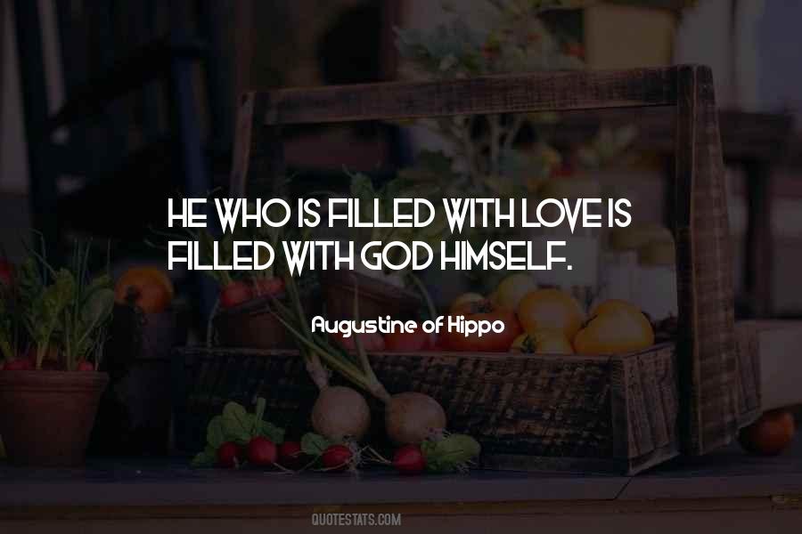 God Filled Quotes #509877