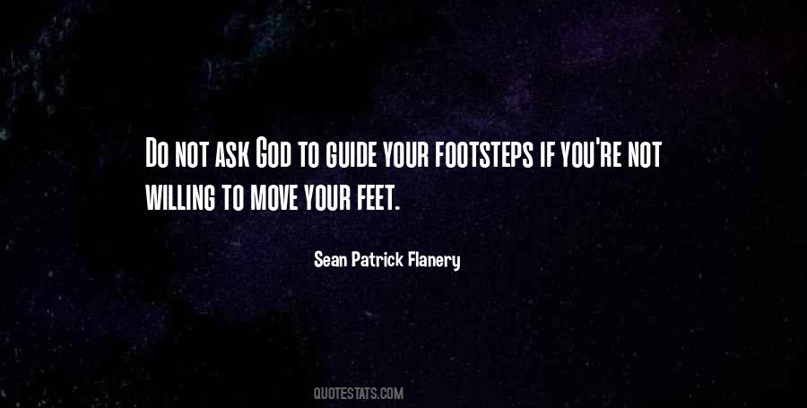 God Footsteps Quotes #1661512