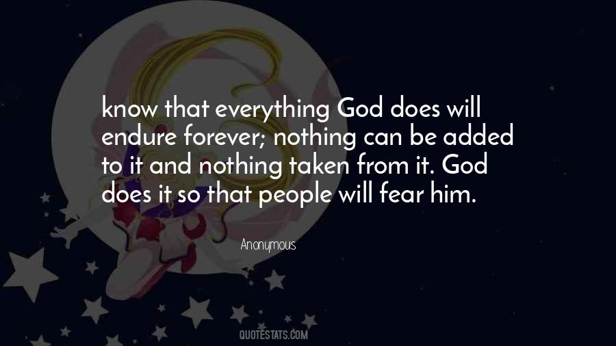 God Forever Quotes #542602