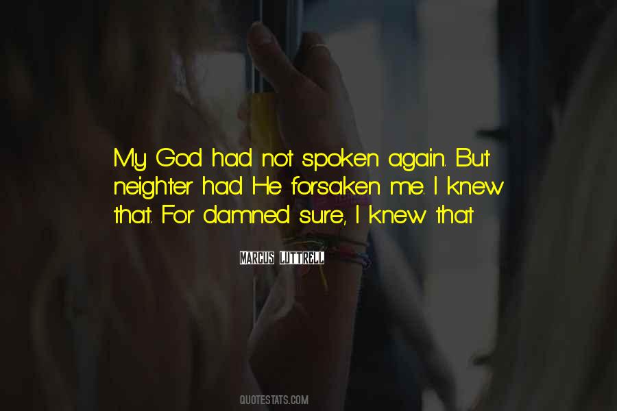 God Forsaken Quotes #709214