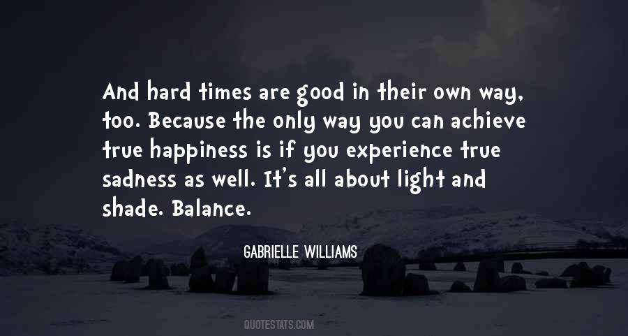 Happiness Balance Quotes #1424674