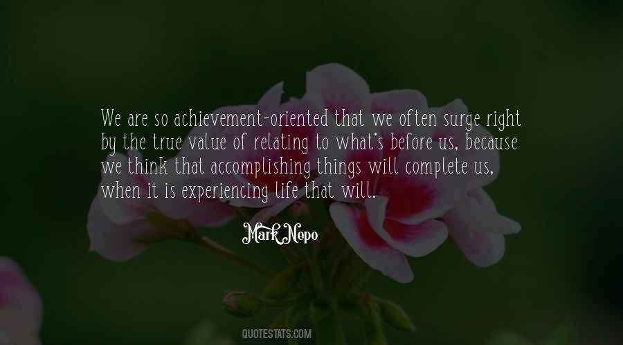 The Value Of Things Quotes #424293