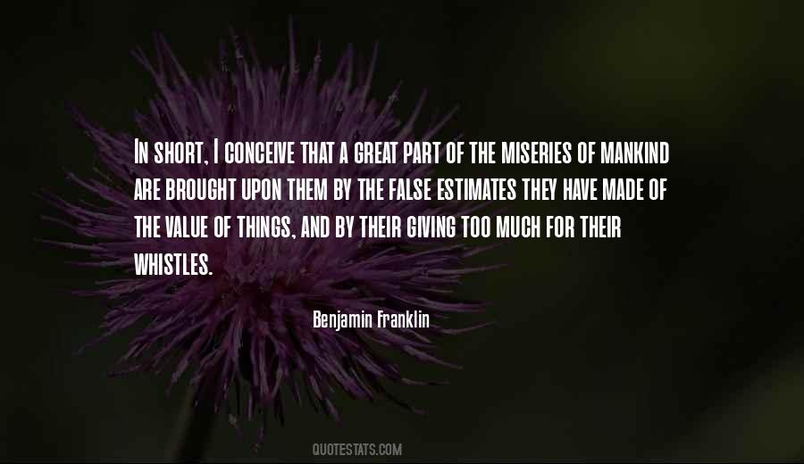 The Value Of Things Quotes #975195