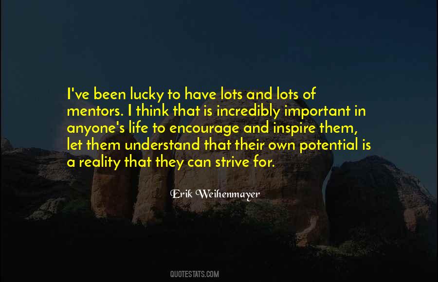 Strive In Life Quotes #1275130