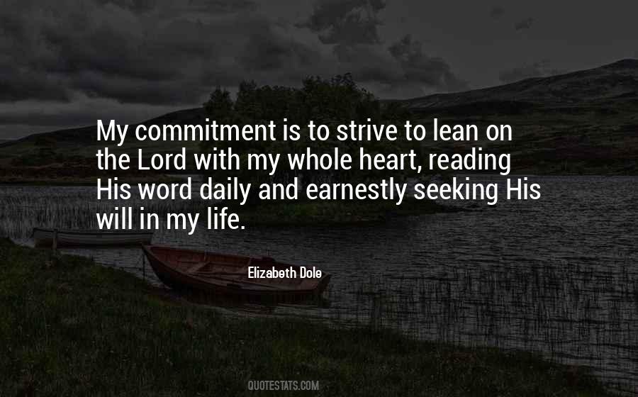 Strive In Life Quotes #1871701