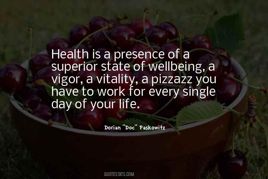 Health And Vitality Quotes #303796