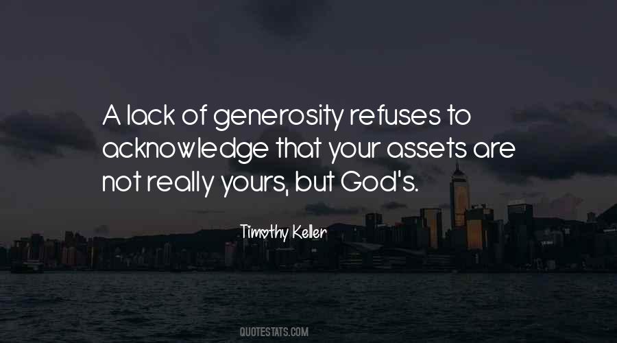 God Generosity Quotes #127463