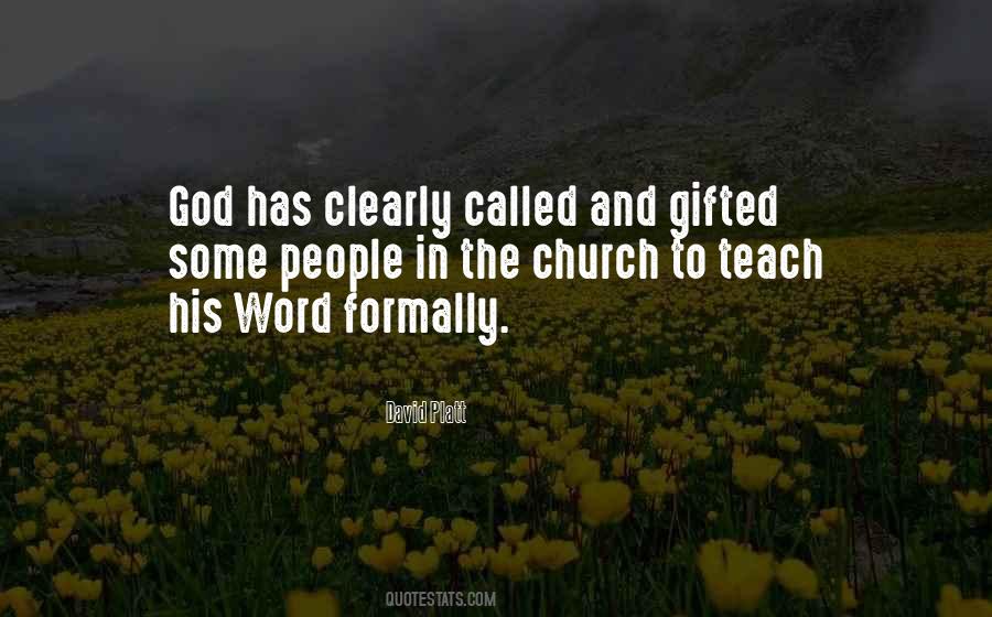 God Gifted Quotes #1234486