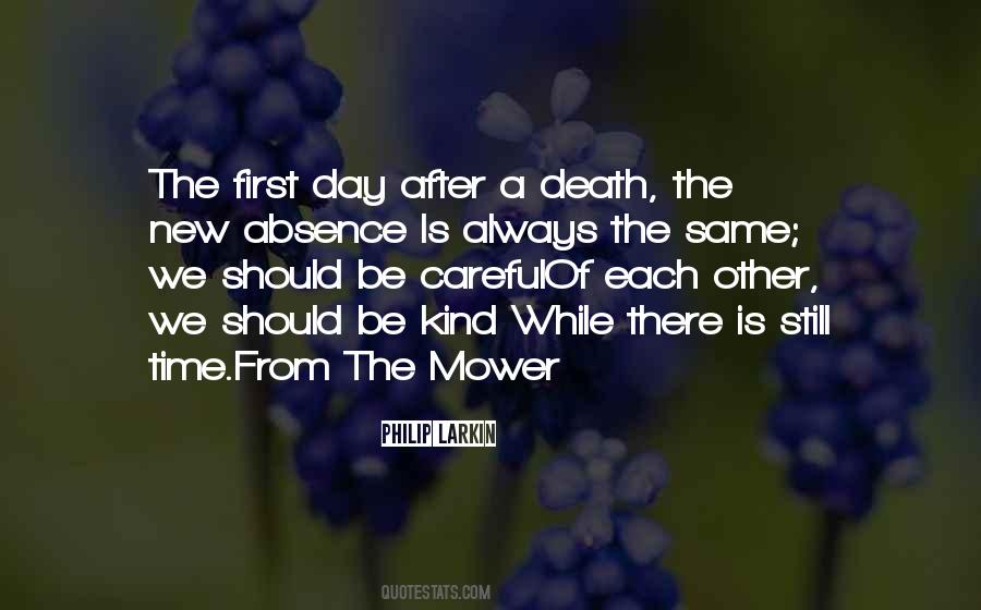 Quotes About Day After Death #1051372
