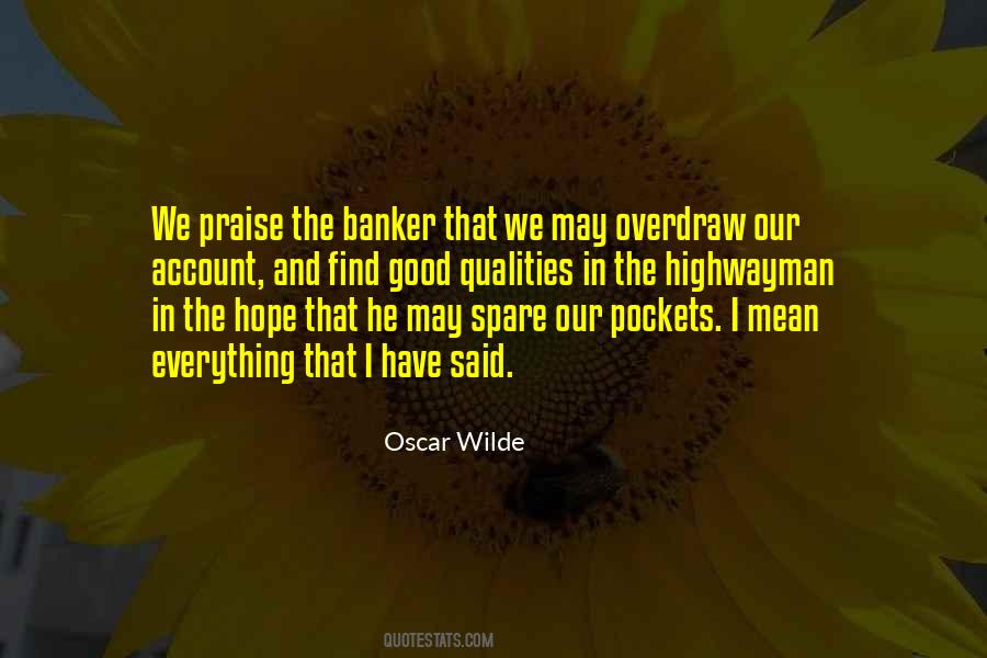 Good Banker Quotes #804202