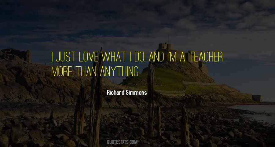 Love Teacher Quotes #110276