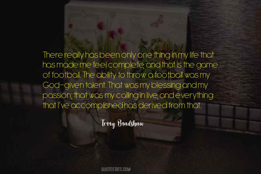 God Given Quotes #1260489