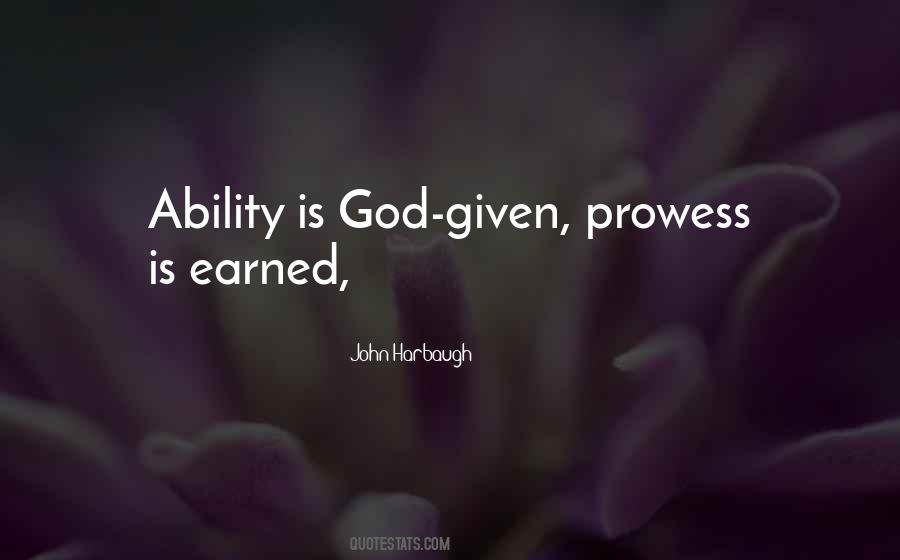 God Given Quotes #1392764