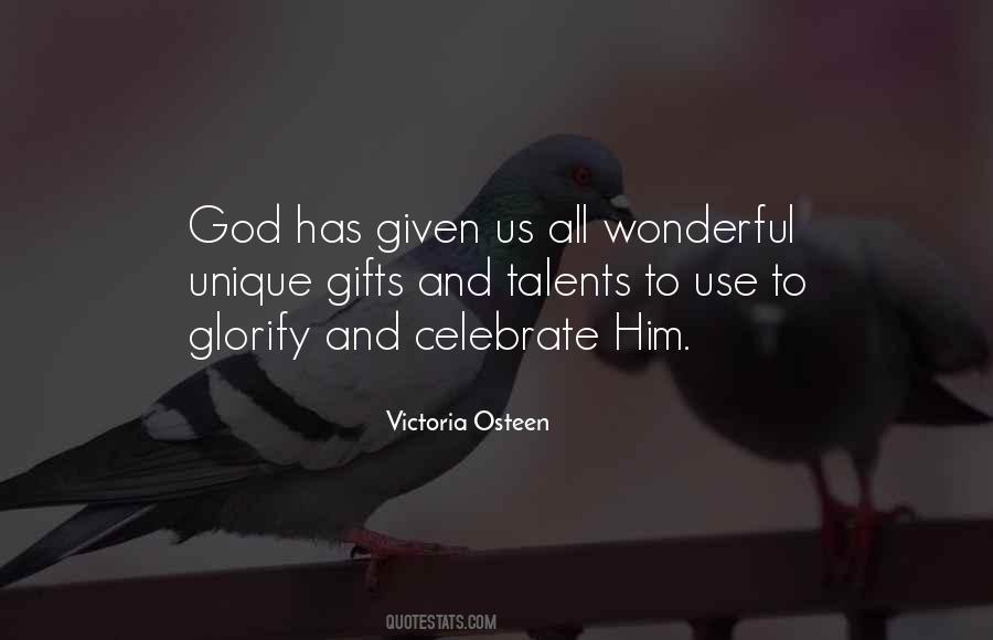 God Given Quotes #3042