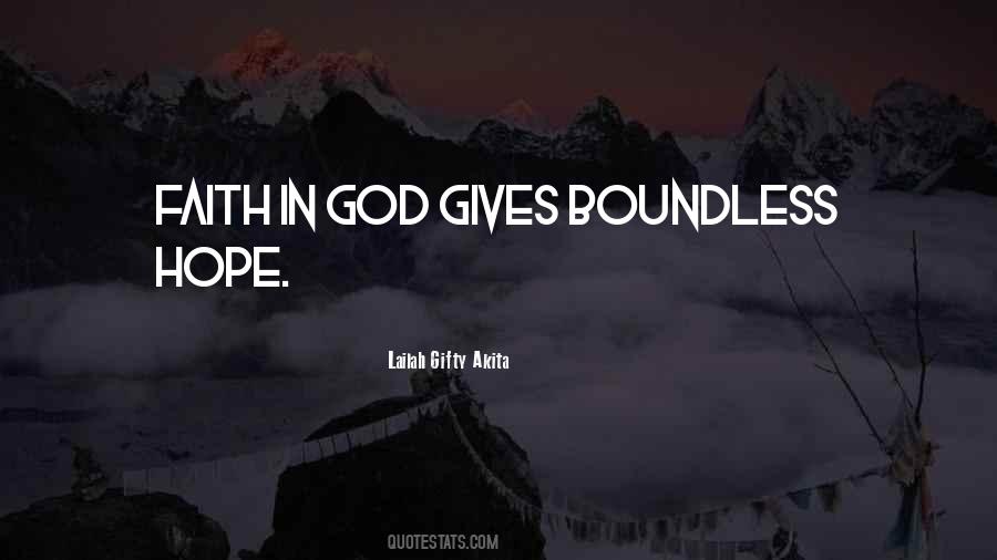 God Gives Hope Quotes #1793843