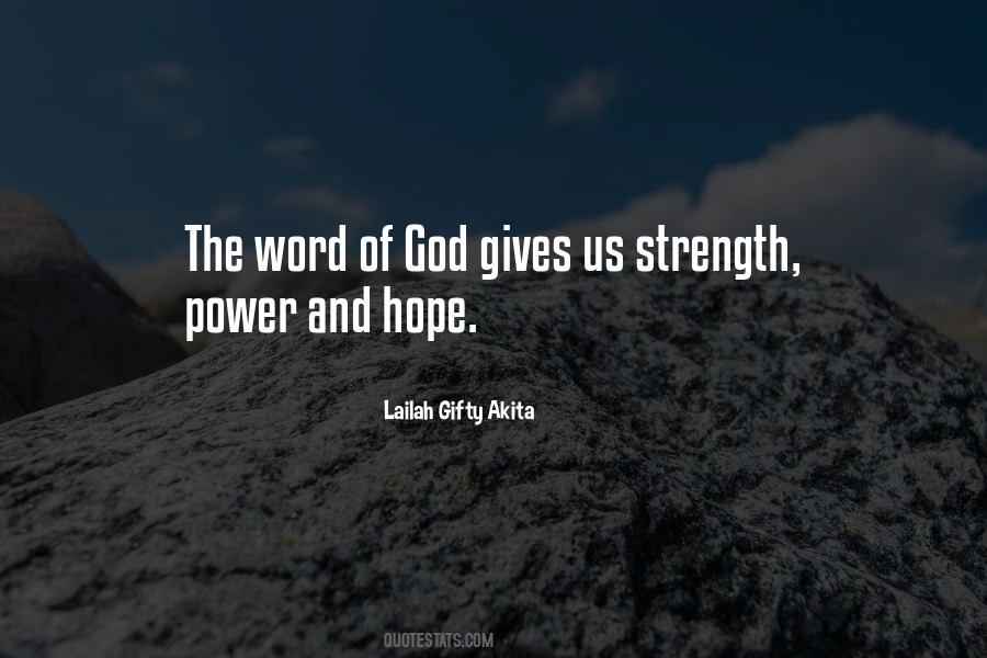 God Gives Hope Quotes #1794073