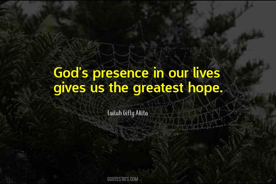 God Gives Hope Quotes #351640