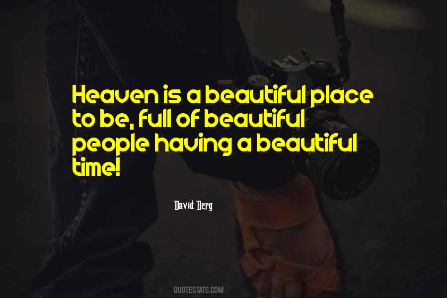 Heaven Is Quotes #1404964