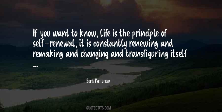 Life Renewal Quotes #262286