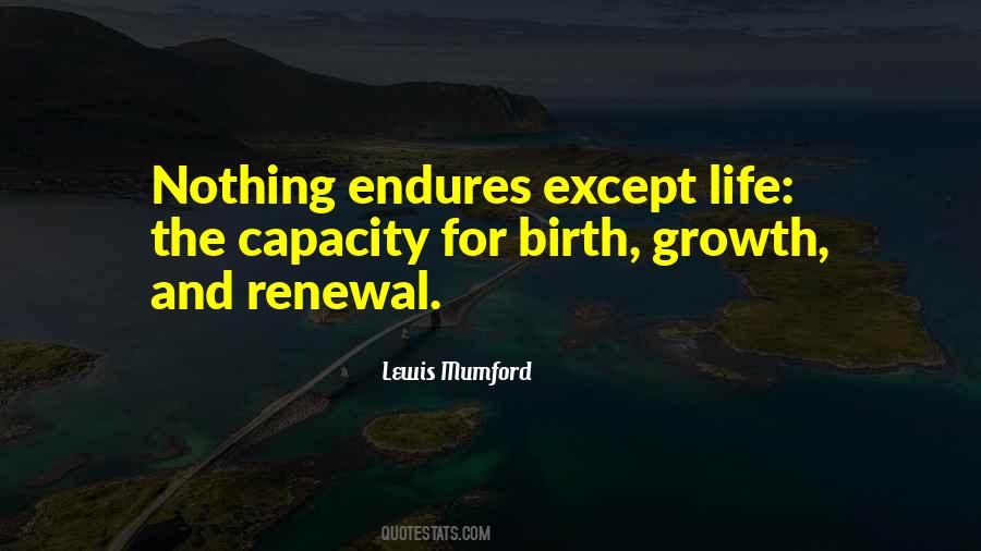 Life Renewal Quotes #774543