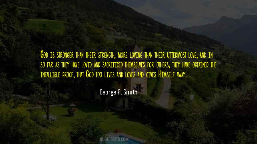 God Gives Strength Quotes #1788881