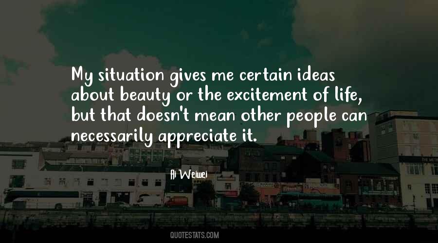 Situation Life Quotes #790130